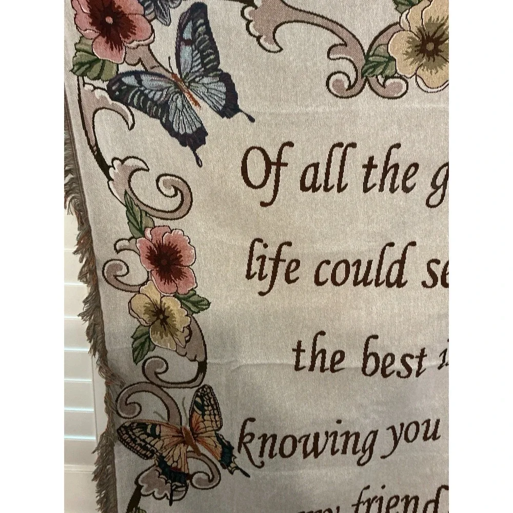 Beautiful My Friend Throw Blanket Collections Etc Grannycore